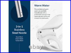 BioBidet Slim TWO Bidet Smart Toilet Seat Night Light & Stainless Nozzle (Round) BioBidet Slim TWO Bidet Smart Toilet Seat Night Light & Stainless Nozzle (Round)