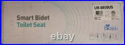 BioBidet USPA UB-6800US SMART ADJUSTABLE BIDET ROUND TOILET SEAT WITH REMOTE