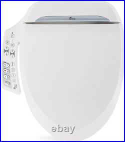 BioBidet Ultimate BB-600 Bidet Toilet Seat, adjustable Heated Seat, Round -WHITE