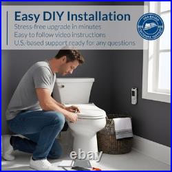 Bio Bidet BB1000 Electric Bidet Toilet Seat, Warm Water with Air Dryer, Heated