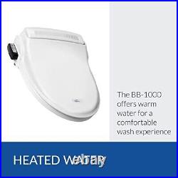 Bio Bidet BB-1000 Supreme Round White Bidet Toilet Adjustable Seat with Remote
