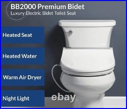 Bio Bidet? BB-2000 Elongated Smart Toilet Seat White