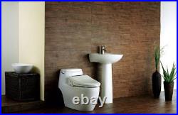 Bio Bidet BB-600 Electric Round Bidet Toilet Seat with Side Panel Controls