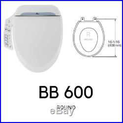Bio Bidet BB-600 Ultimate Bidet Toilet Seat with Side Control Panel Round NEW