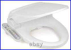 Bio Bidet BB-800 Prestige Bidet Toilet Seat w Side Control Panel Elongated White
