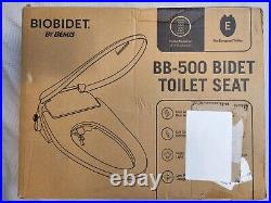 Bio Bidet Bemis BB500 Low Profile Heated Bidet Toilet Seat, Elongated White