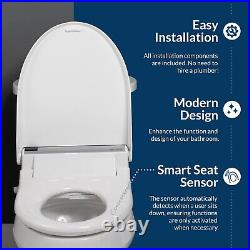 Bio Bidet Bliss BB2000 Elongated White Smart Toilet Seat with Remote Control