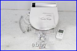 Bio Bidet Bliss BB-2000 Elongated Smart Toilet Seat w Remote Control White