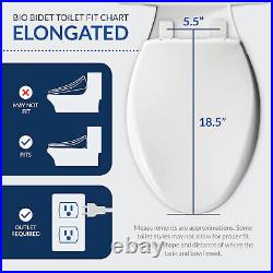 Bio Bidet Discovery DLS Electronic Bidet Toilet Seat Elongated White