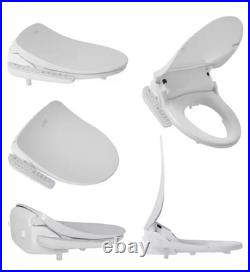 Bio Bidet HD-7000 Electric Bidet Seat for Elongated Toilets in White with Fusion