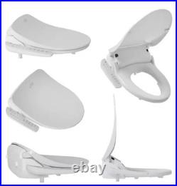 Bio Bidet HD-7000 Electric Bidet Seat for Elongated Toilets in White with Fusion