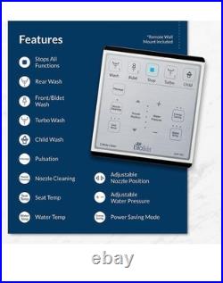 Bio Bidet Slim 2 Electric Bidet ROUND Toilet Seat Remote Heated Seat NEW