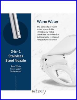 Bio Bidet Slim 2 Electric Bidet ROUND Toilet Seat Remote Heated Seat NEW