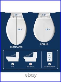 Bio Bidet Slim 2 Electric Bidet ROUND Toilet Seat Remote Heated Seat NEW