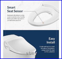 Bio Bidet Slim 2 Electric Bidet Round Toilet Seat Remote Heated Seat Warm Water