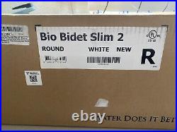 Bio Bidet Slim 2 Smart Toilet Seat Round Cleaning Nozzle Nightlight Warm Water