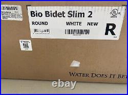 Bio Bidet Slim 2 Smart Toilet Seat Round Cleaning Nozzle Nightlight Warm Water