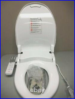 Bio Bidet Slim ONE Smart Toilet Seat in Elongated White Turbo Wash Toilet Seat