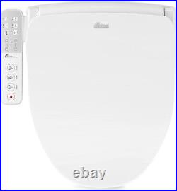 Bio Bidet Slim One Electric Bidet Heated Toilet Seat Elongated Warm Water