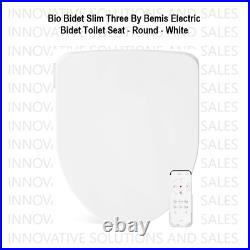 Bio Bidet Slim Three By Bemis Electric Bidet Toilet Seat Round White Bio Bidet Slim Three By Bemis Electric Bidet Toilet Seat Round White