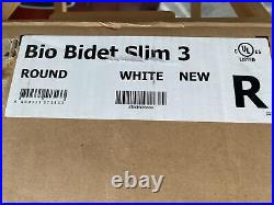 Bio Bidet Slim Three Electric Self-Cleaning Toilet Seat Warm Water Round White