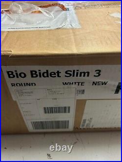 Bio Bidet Slim Three Electric Self-Cleaning Toilet Seat Warm Water Round White
