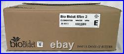 Bio Bidet Slim Two Smart Toilet Seat Stainless Steel Elongated Nightlight White