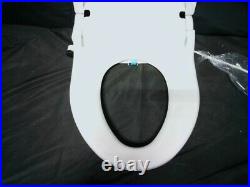 Bio Bidet Slim Two Smart Toilet Seat Stainless Steel Elongated White No Remote