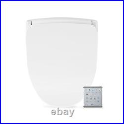 Bio Bidet Slim Two Smart Toilet Seat in Elongated White with Stainless Steel