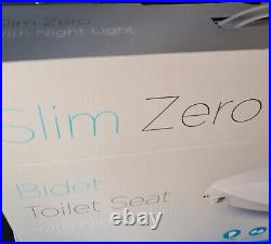 Bio Bidet Slim Zero Bidet Toilet Seat, Non-Electric, Elongated, White