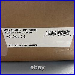 Bio Bidet Supreme BB-1000 Electric Smart Bidet Elongated Toilet Seat White