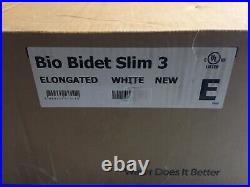 Bio Bidet by Bemis Slim Three Smart Bidet Toilet Seat, Elongated, White