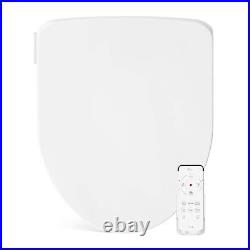 Bio Bidet by Bemis Slim Three Smart Bidet Toilet Seat, Round, White