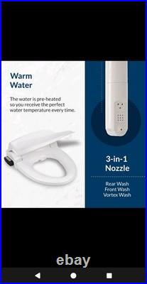 Bio bidet BB-1000 Supreme Electric White Elongated Toilet Seat Remote NEW