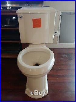 Brand new Kohler Devonshire toilet in Biscuit color with elongated seat