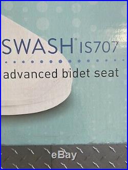 Broddel Swash IS707 Advanced Electric Bidet Toilet Seat Round White IS707-RW NEW