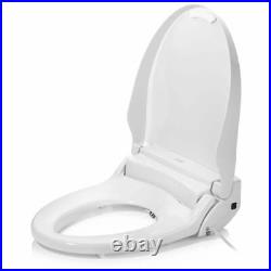 Brondell Bidet Toilet Seat Deodorizing Adjustable Water Pressure Plastic White