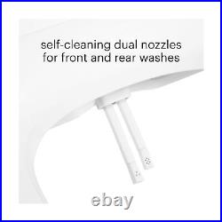 Brondell Bidet Toilet Seat Non-Electric Swash Seat, Fits Round Toilets, White