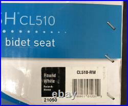 Brondell CL510 Electric Bidet Toilet Seat Sidearm Control ROUND White New