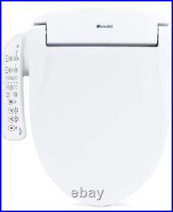Brondell ELONGATED SE400 Bidet Seat with Air Dryer White New