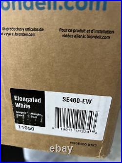 Brondell ELONGATED SE400 Bidet Seat with Air Dryer White New Open Box