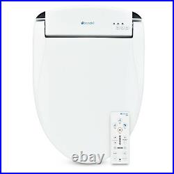 Brondell ELONGATED SE600 Advanced Electric Remote Bidet Toilet Seat White