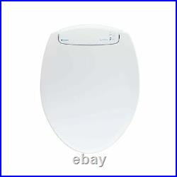 Brondell L60-RW LumaWarm Heated Nightlight Round Toilet Seat, White