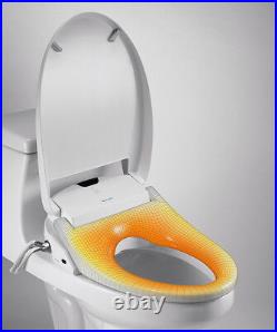Brondell ROUND 1200 Luxury Remote Electric Bidet Toilet Seat White New