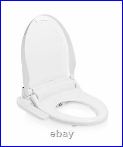Brondell ROUND Swash Advanced Electric Bidet Toilet Seat White Open Box