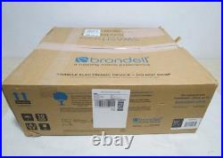 Brondell Round SE400 Bidet Seat with Air Dryer White Side Arm Control New