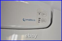 Brondell Round Toilet Seat Heated Nightlight LumaWarm Plastic White L60-RW