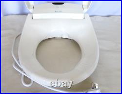 Brondell S1400-EW Swash Luxury Bidet Toilet Seat Elongated White