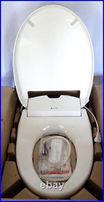 Brondell S1400-EW Swash Luxury Bidet Toilet Seat Elongated White