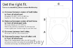 Brondell S1400-EW Swash Luxury Bidet Toilet Seat Elongated White